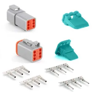 Deutsch Style Connectors / 6 Way