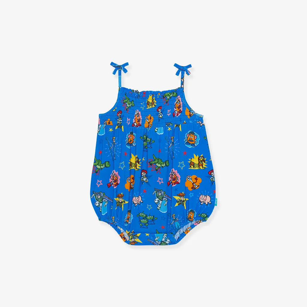 Disney Toy Story Sleeveless Smocked Bubble Romper