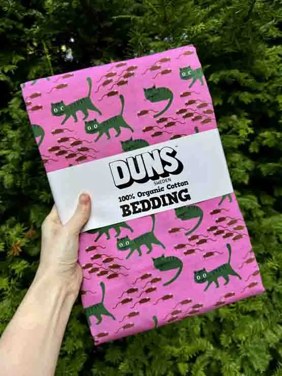 DUNS Bedding - Cat Pink