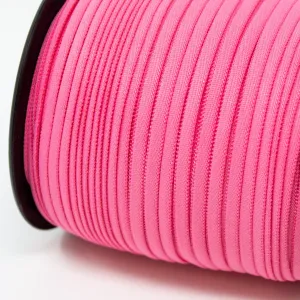 4 Yards of Elastic 1/6-Inch Flamingo Pink Trim for Sewing and Crafts