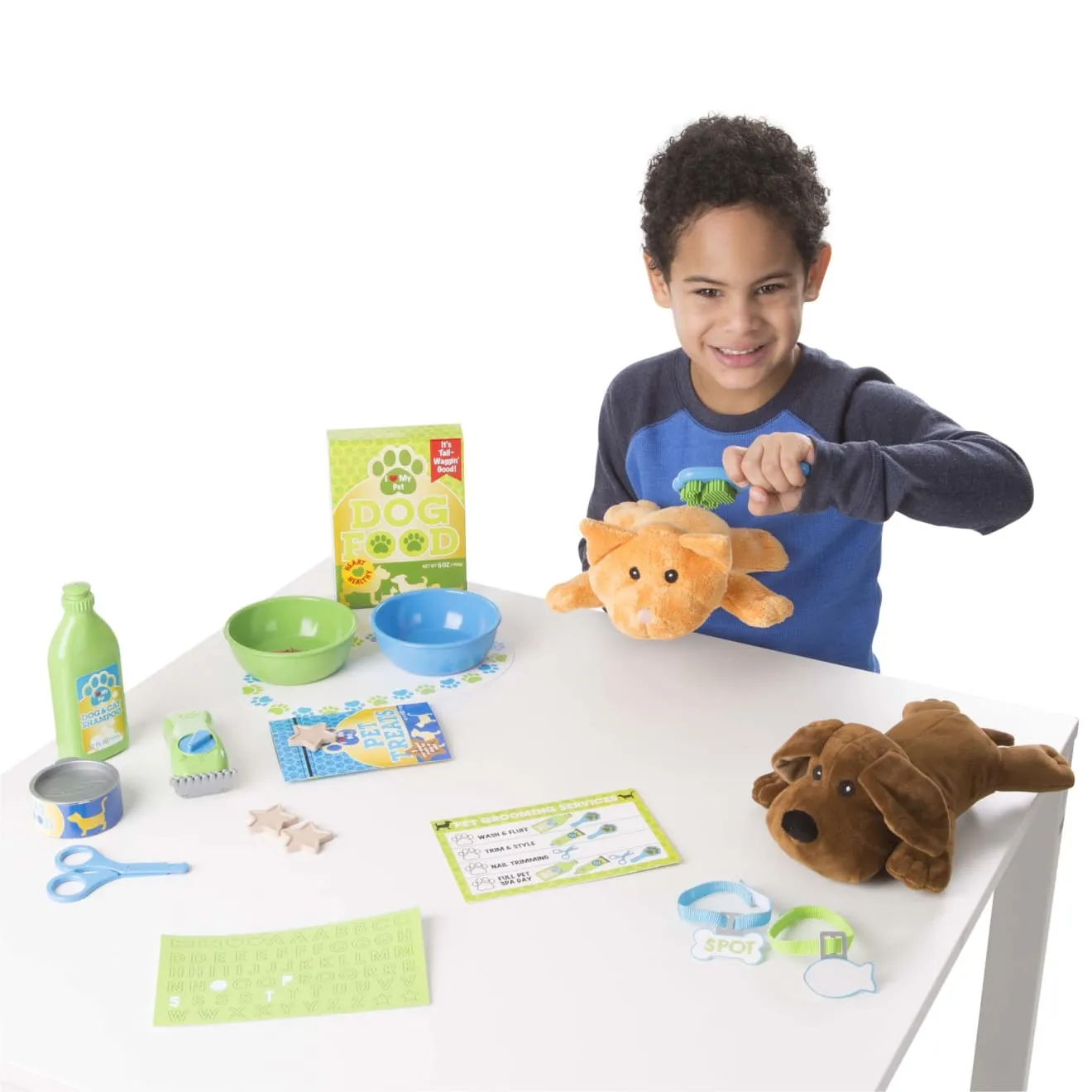 Feeding & Grooming Pet Care Play Set