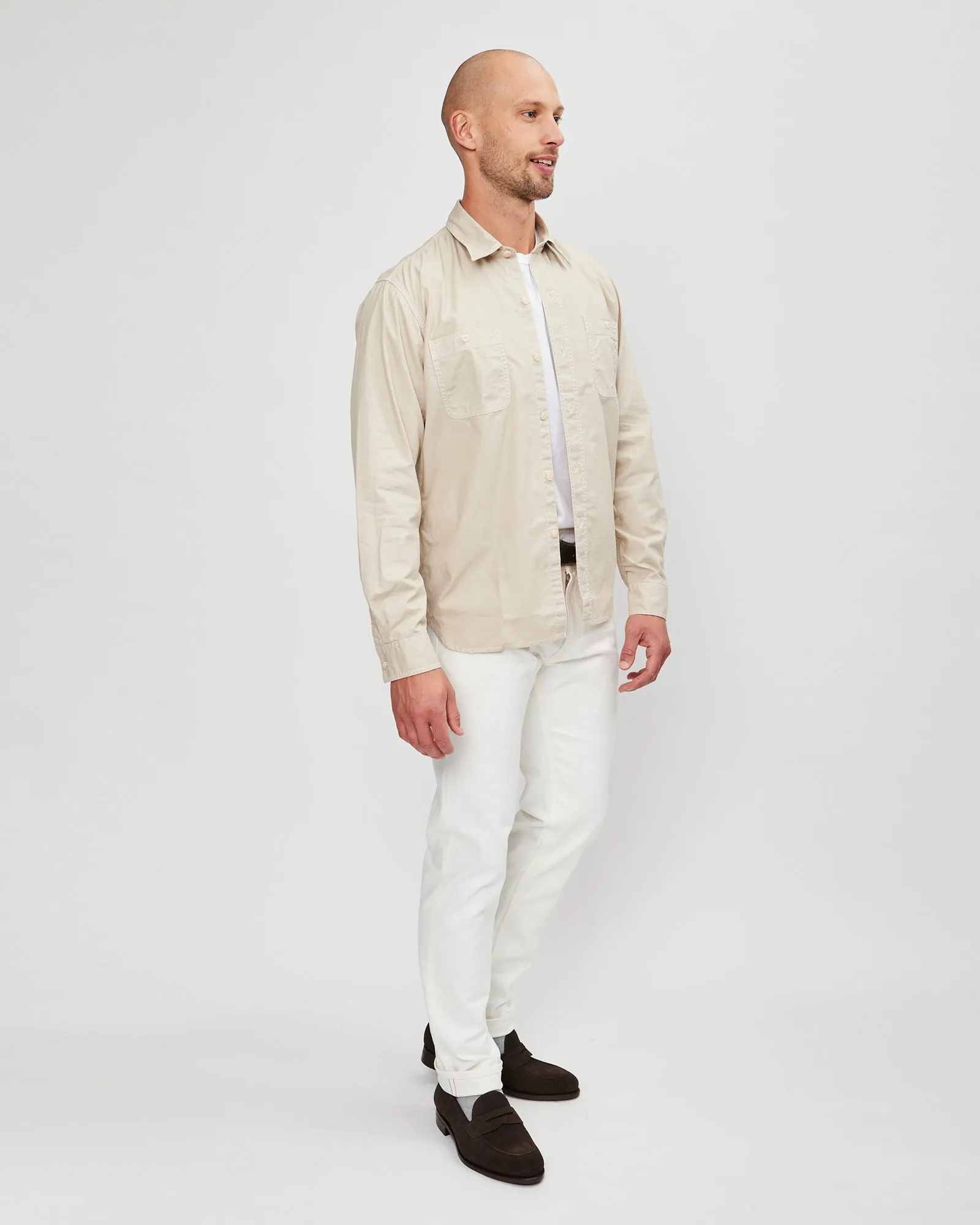 Fortela Sandstone Double Pocket Overshirt