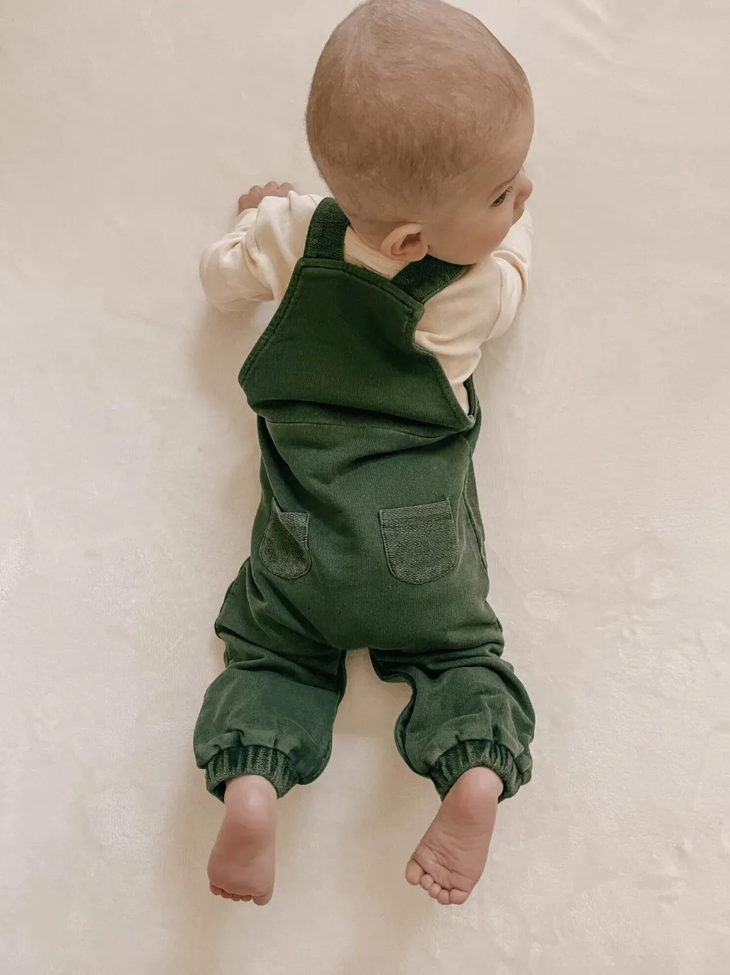 French Terry Overall Romper