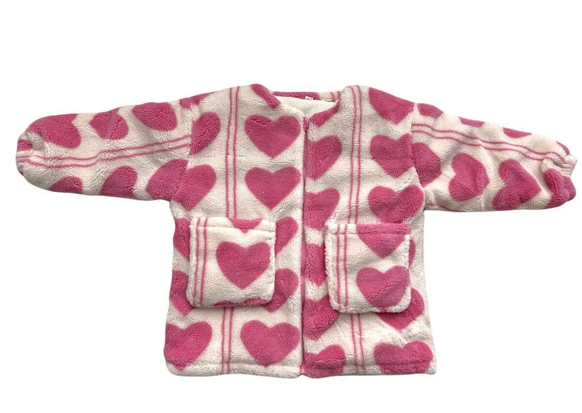 Fuzzy Hearts Jacket