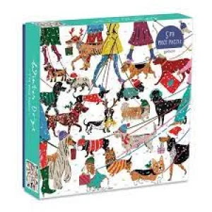 Galison Winter Dogs 500 Piece Puzzle