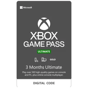 Game Pass Ultimate 3 Months For XBox Live (Digital Code)