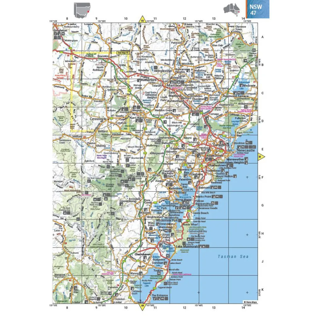 Hema Australian Road and 4WD Atlas (Handy)