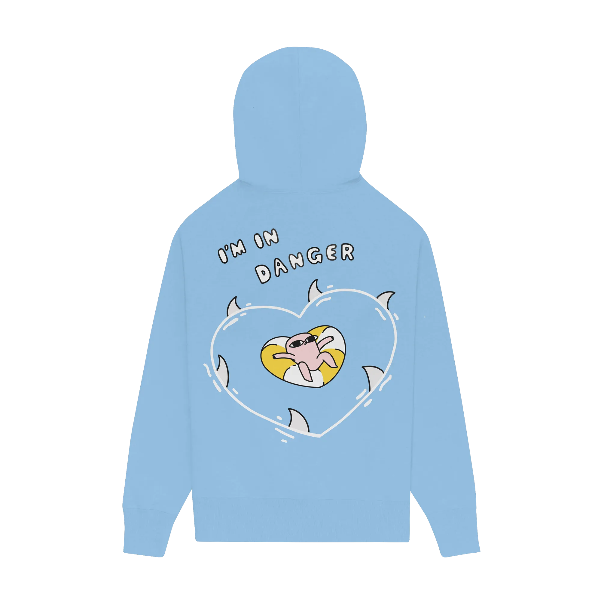 I'm In Danger Light Blue Hoodie