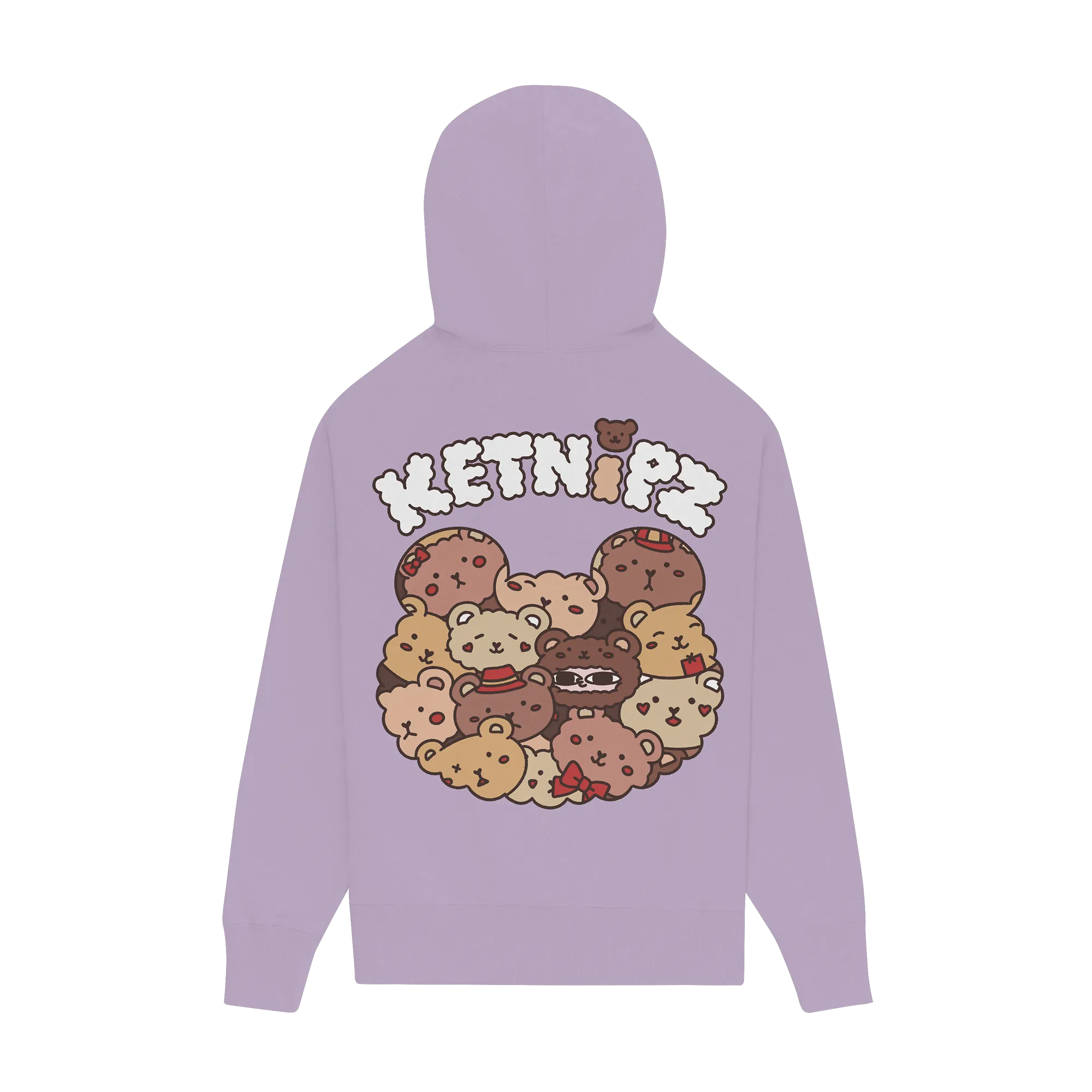 Ketnipz Teddy Bean Lilac Hoodie