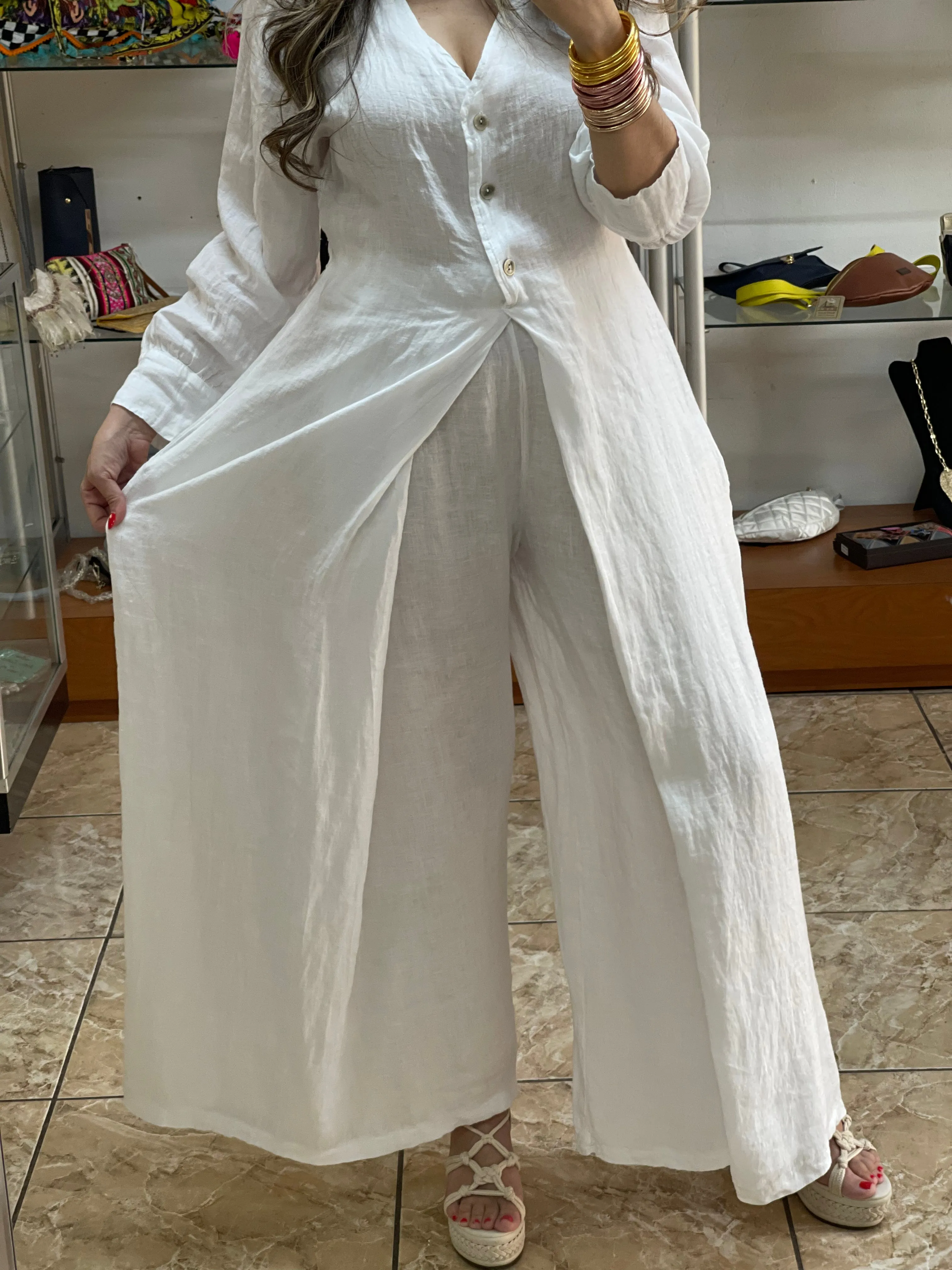 Linen OS Jumpsuit