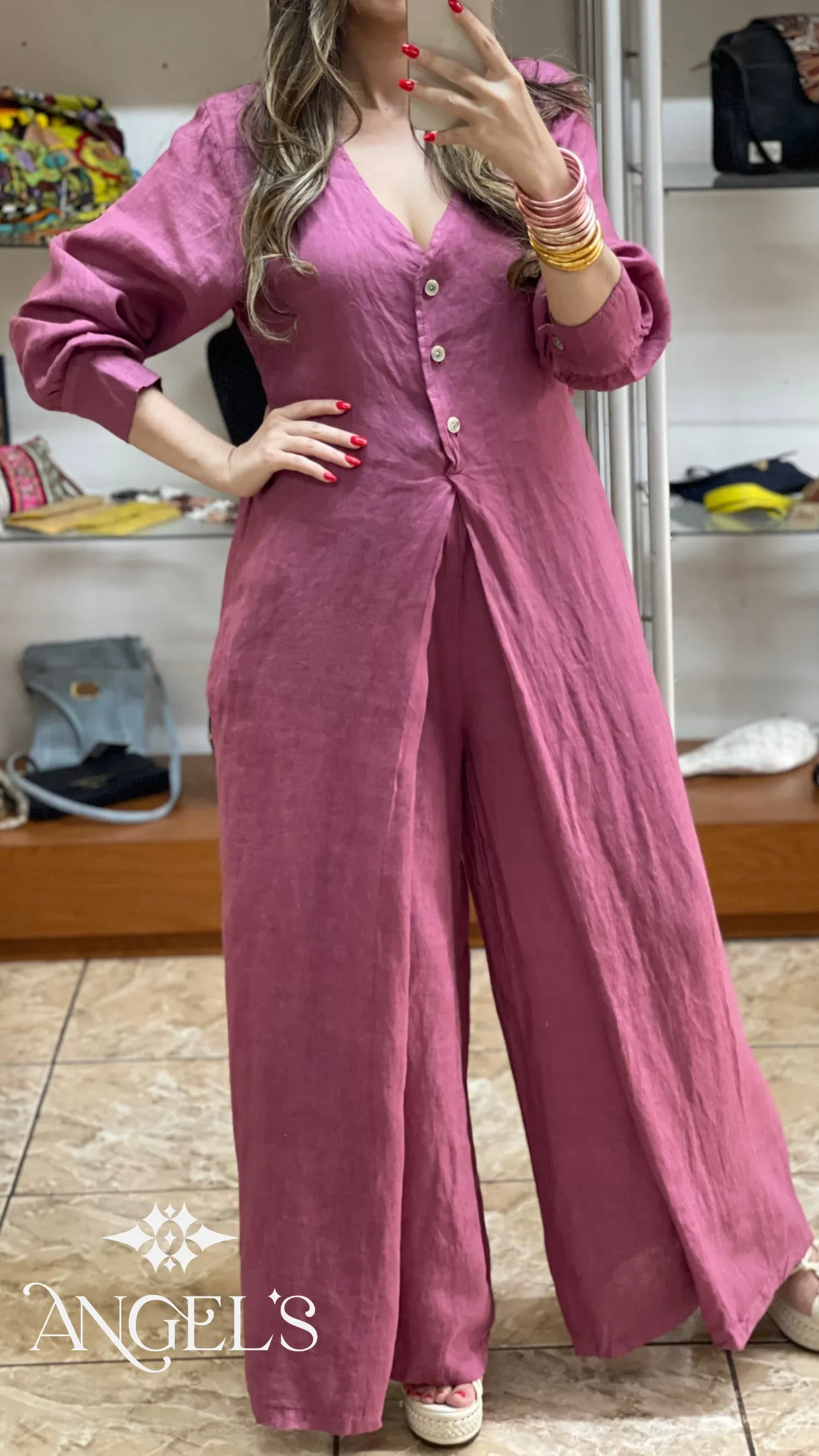 Linen OS Jumpsuit