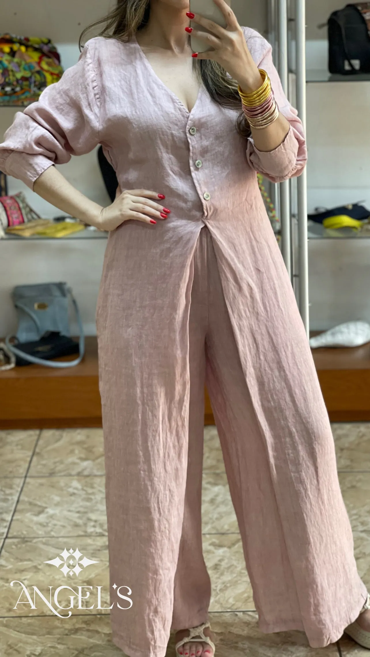 Linen OS Jumpsuit