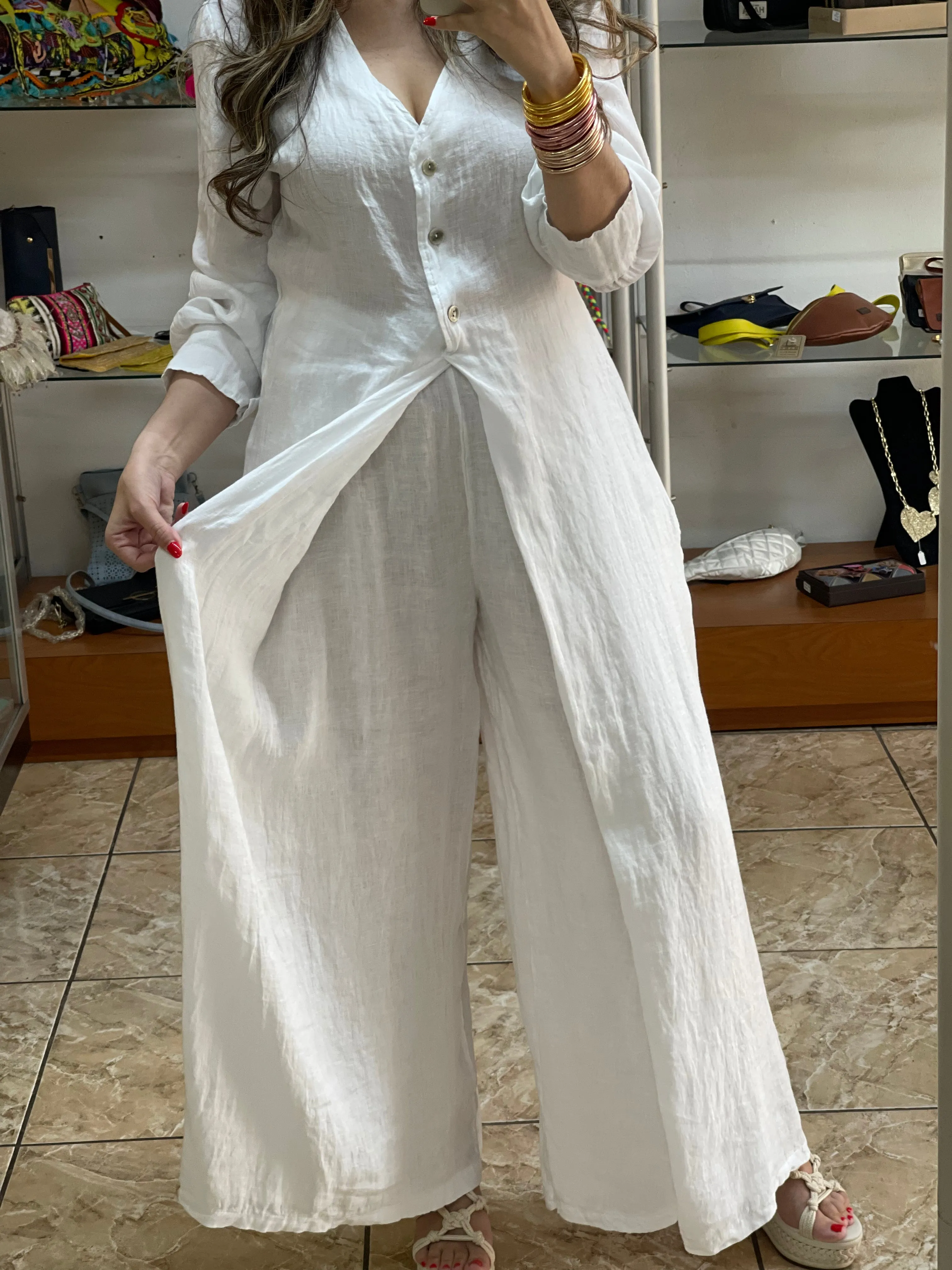 Linen OS Jumpsuit