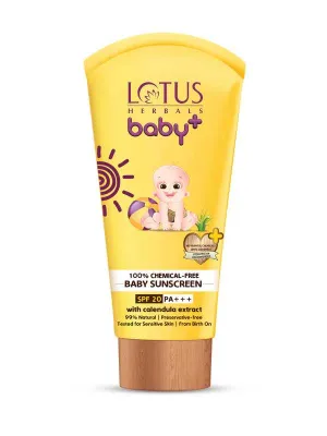 Lotus herbals baby  sunscreen SPF 20 PA    100g