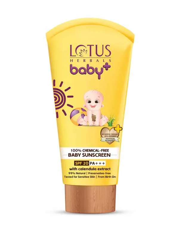 Lotus herbals baby  sunscreen SPF 20 PA    100g