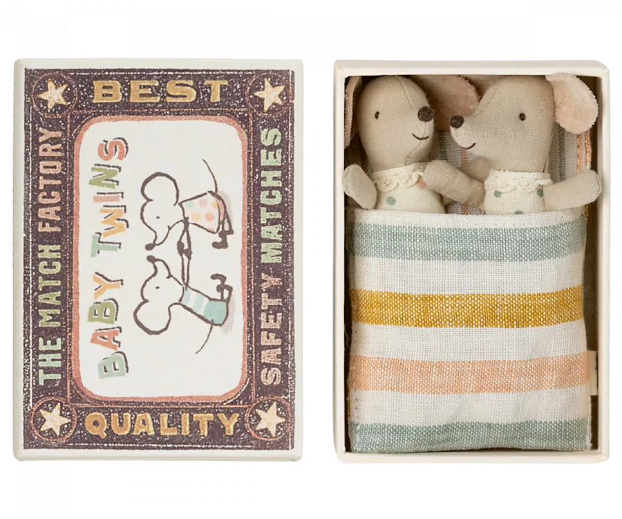 Maileg | Baby Twins in Matchbox