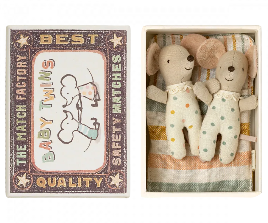 Maileg | Baby Twins in Matchbox