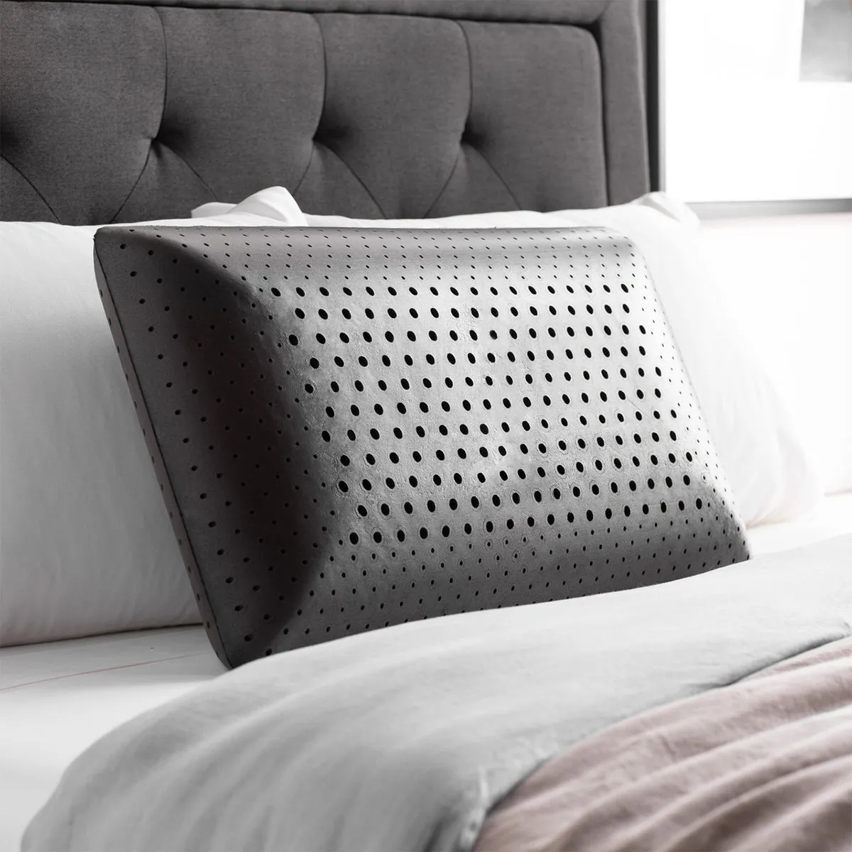 Malouf Zoned Dough®   Bamboo Charcoal Pillow