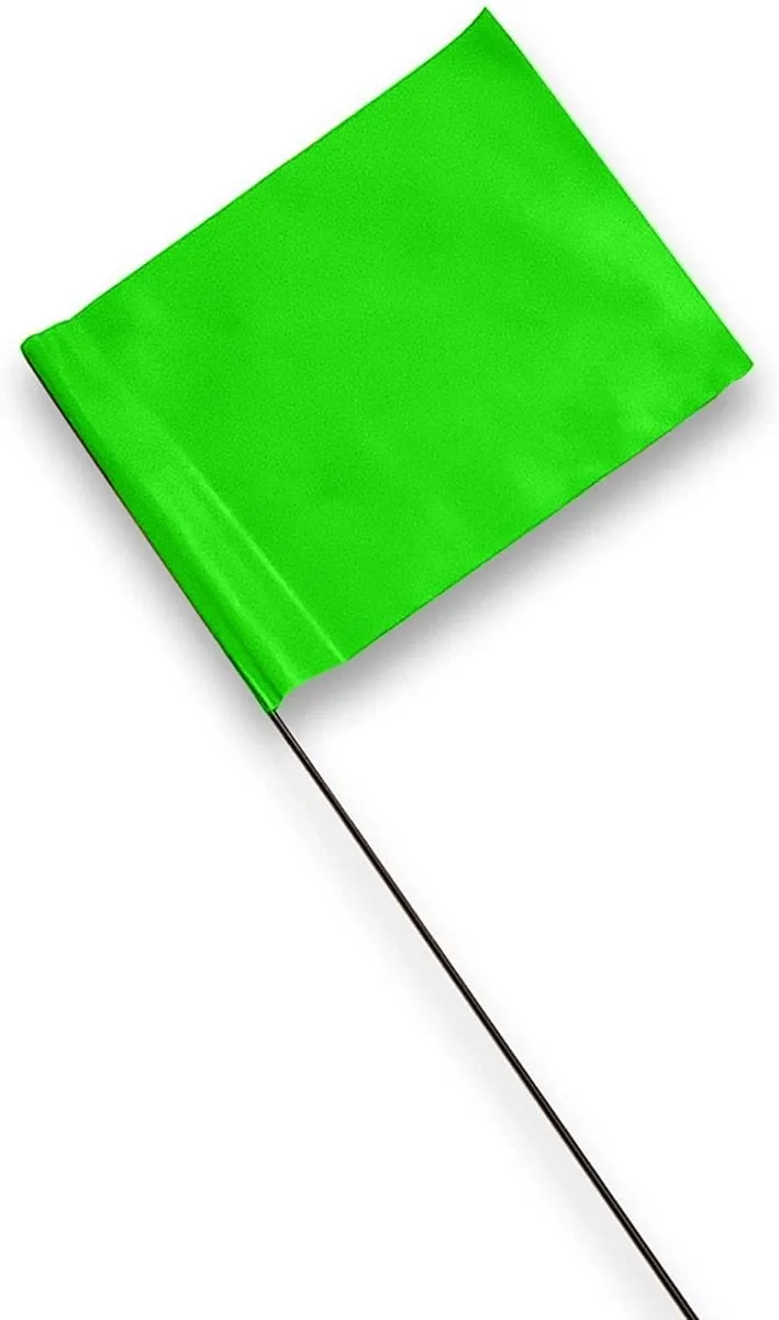 Marking Flag with Metal Rod 100/Bundle