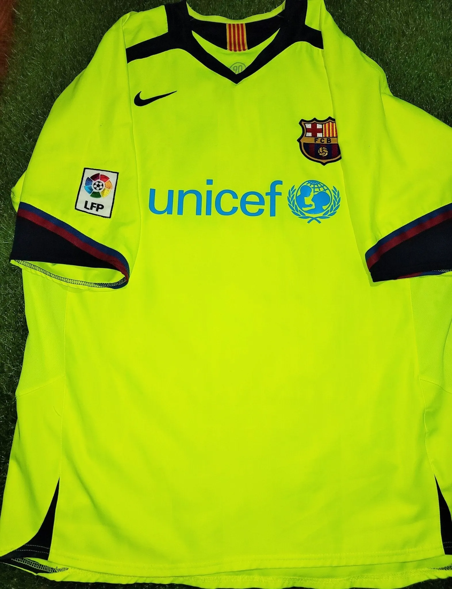 Messi Barcelona 2006 2007 Jersey Shirt Camiseta Maglia XL