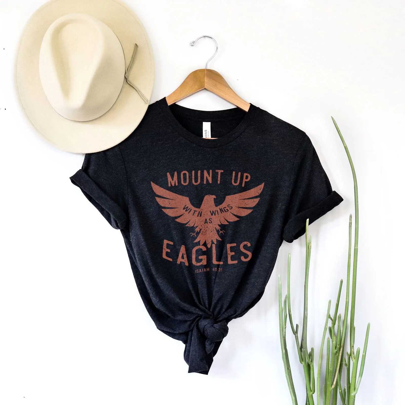 Mount Up Eagles - Isaiah 40:31 Tee