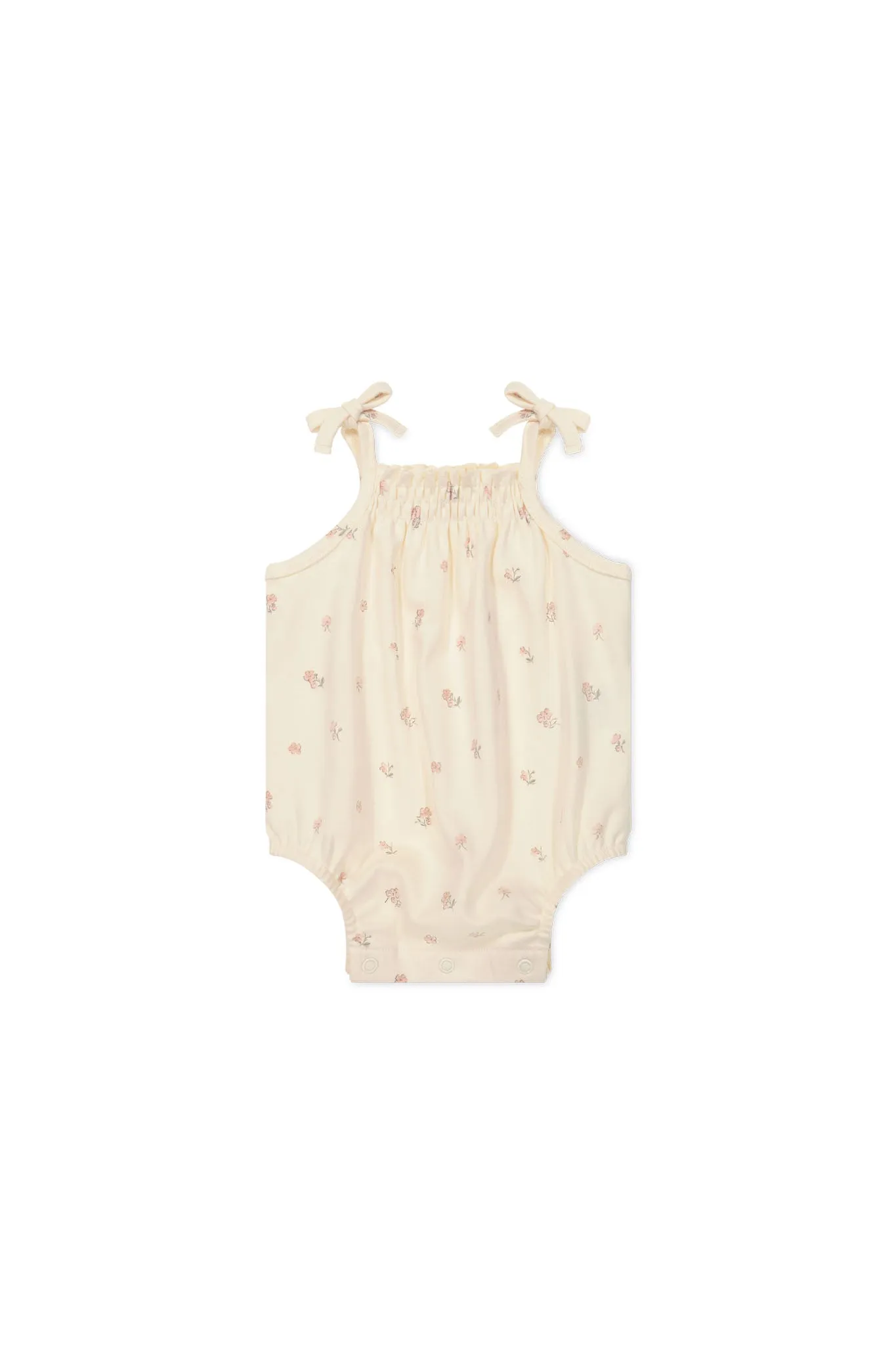 Organic Cotton Cassie Playsuit - Meredith Egret