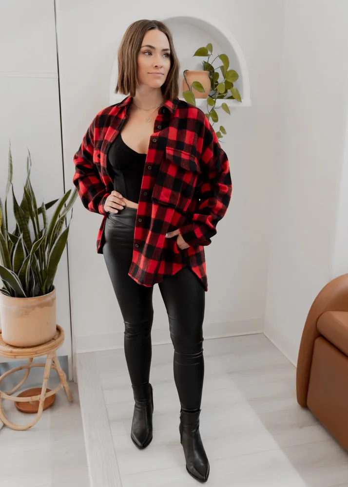 Queen of the Campfire Plaid Jacket