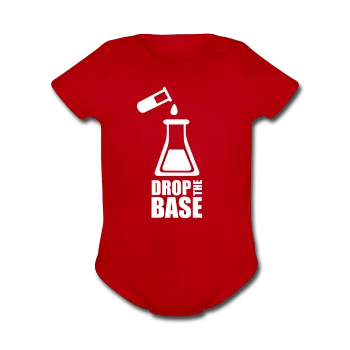 "Drop the Base" - Baby Short Sleeve One Piece