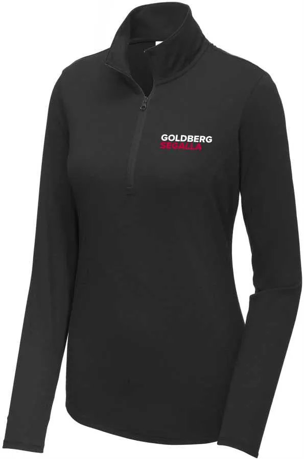 Sport-Tek ® Ladies PosiCharge ® Tri Blend Wicking 1/4 Zip Pullover (3 Colors Available)