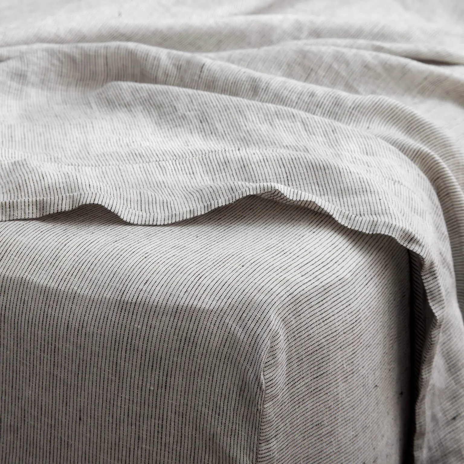 Stonewashed Linen Fitted Sheet