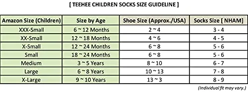 TeeHee Little Boys Fashion Fun Cotton Crew Socks 6 Pair Pack (K2036SPC)