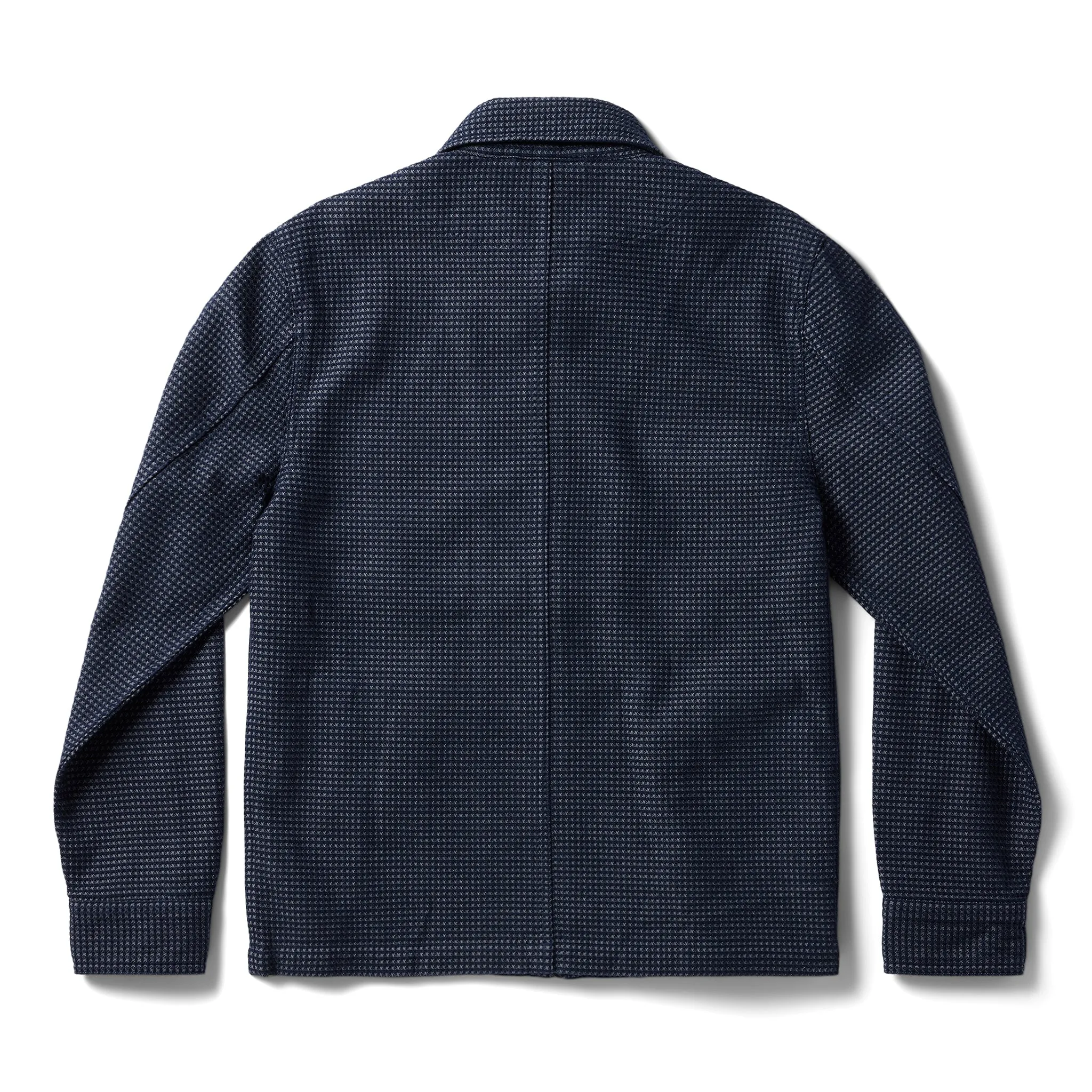 The Cavern Jacket in Navy Dobby Grid