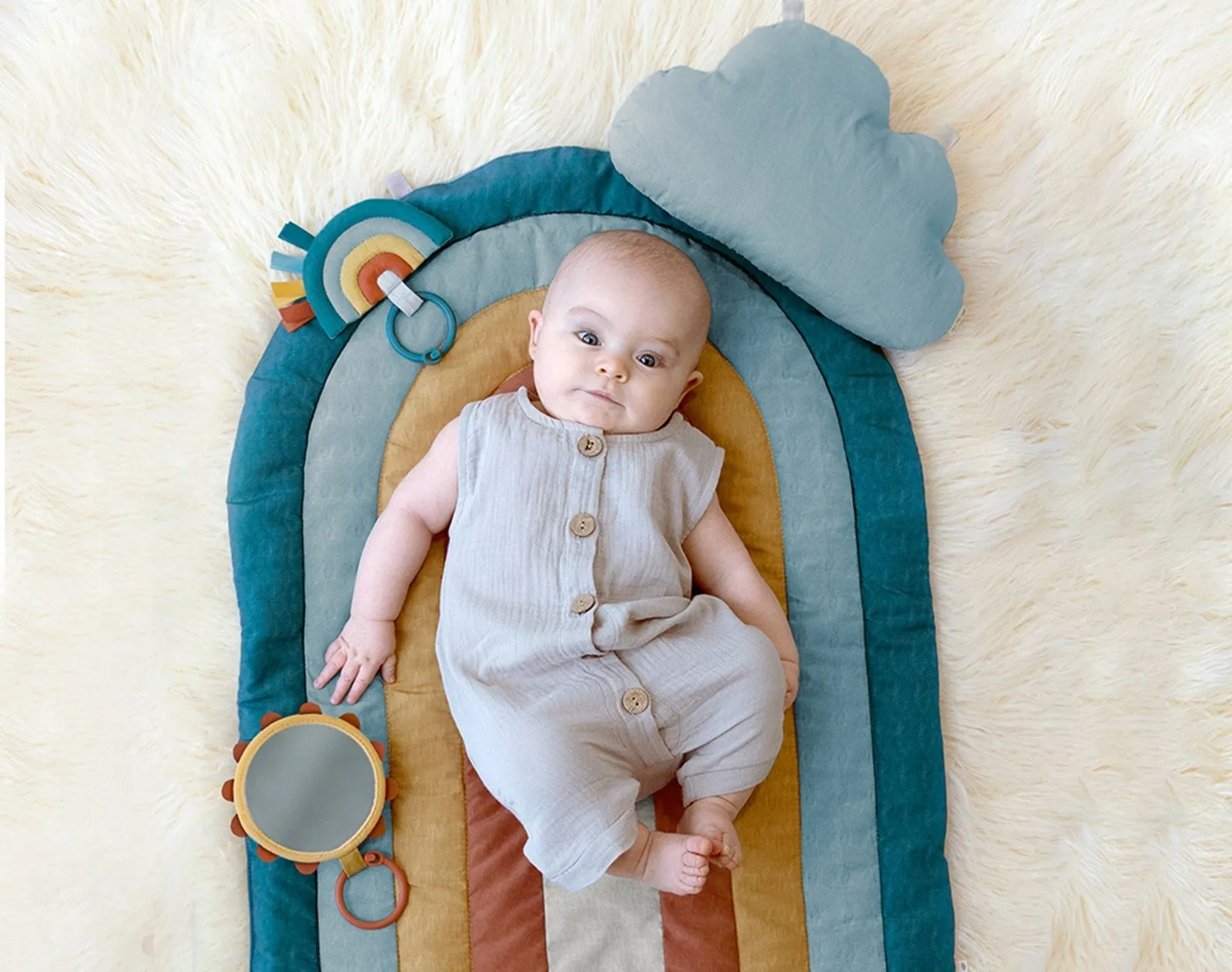 Tummy Time Rainbow Play Mat