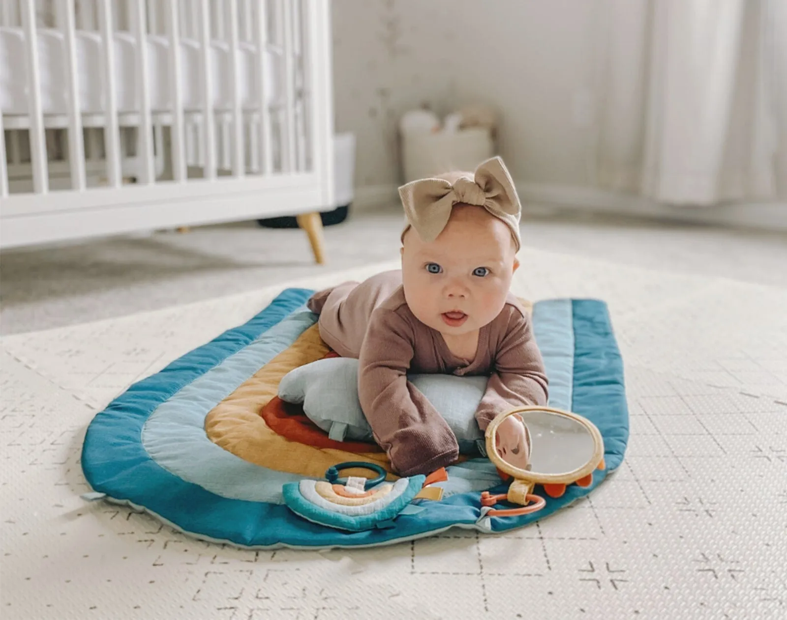 Tummy Time Rainbow Play Mat