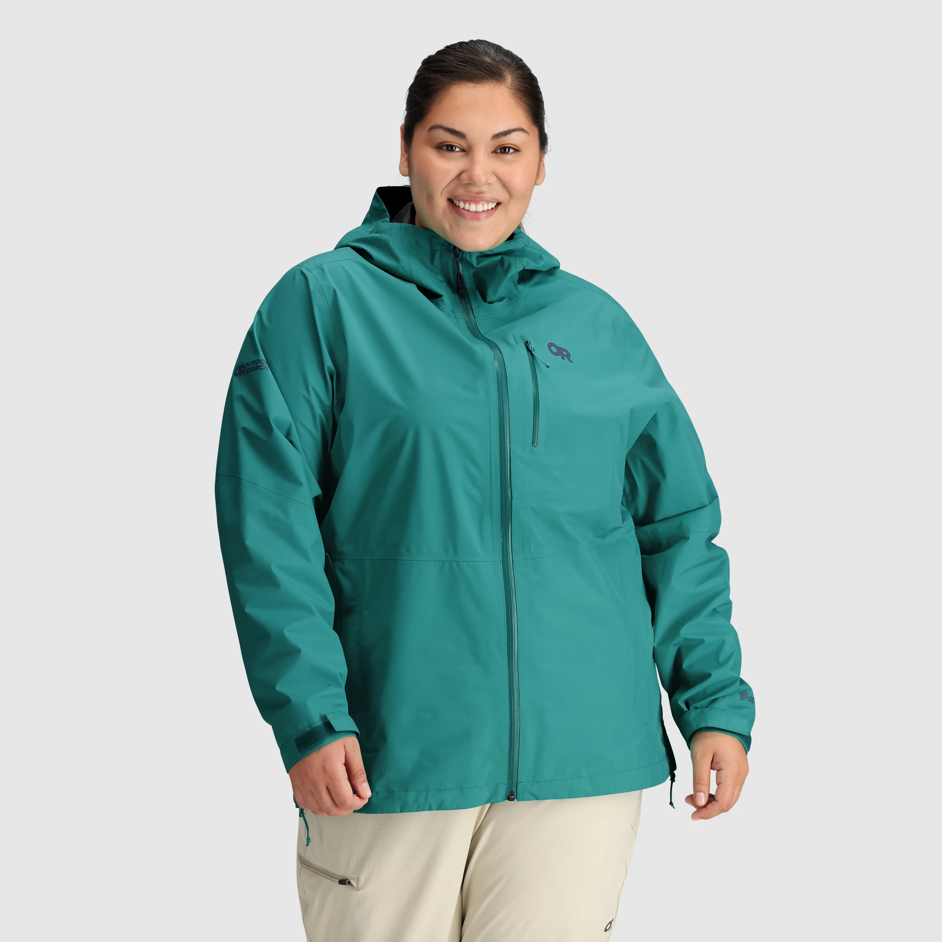 Womens Aspire II Plus Size Rain Jacket with GORE-TEX