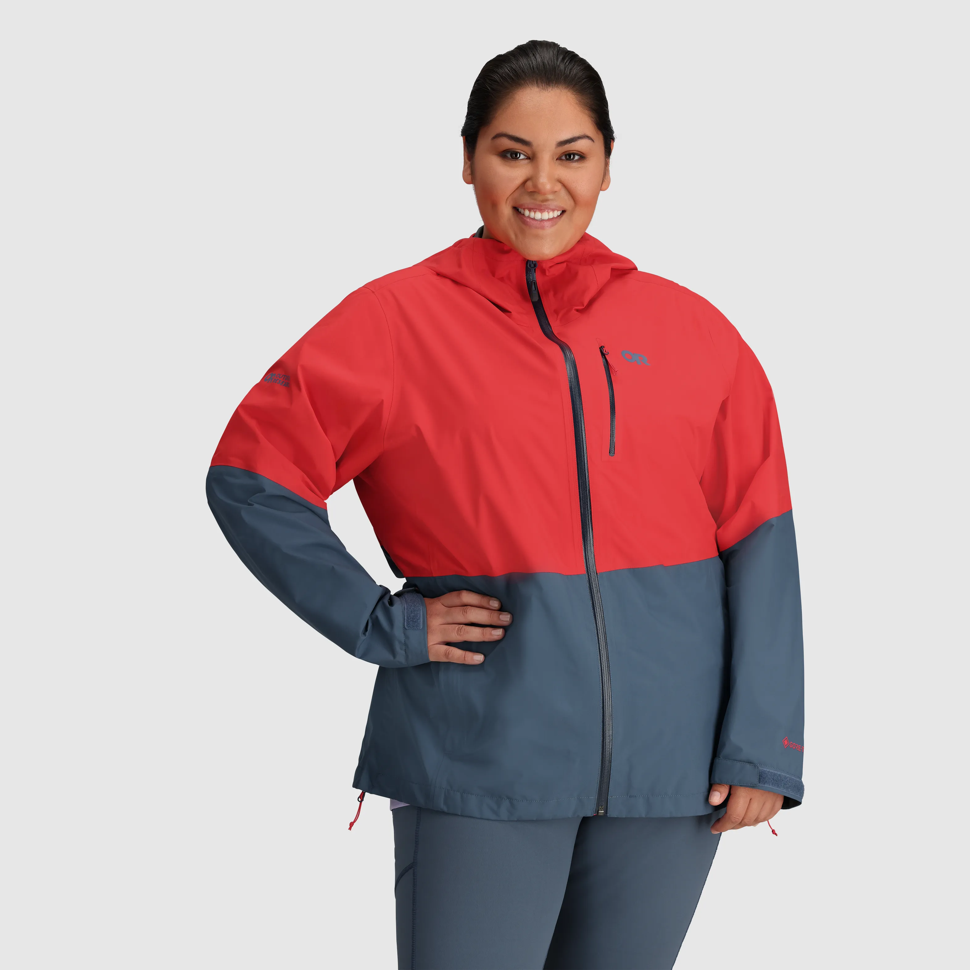 Womens Aspire II Plus Size Rain Jacket with GORE-TEX