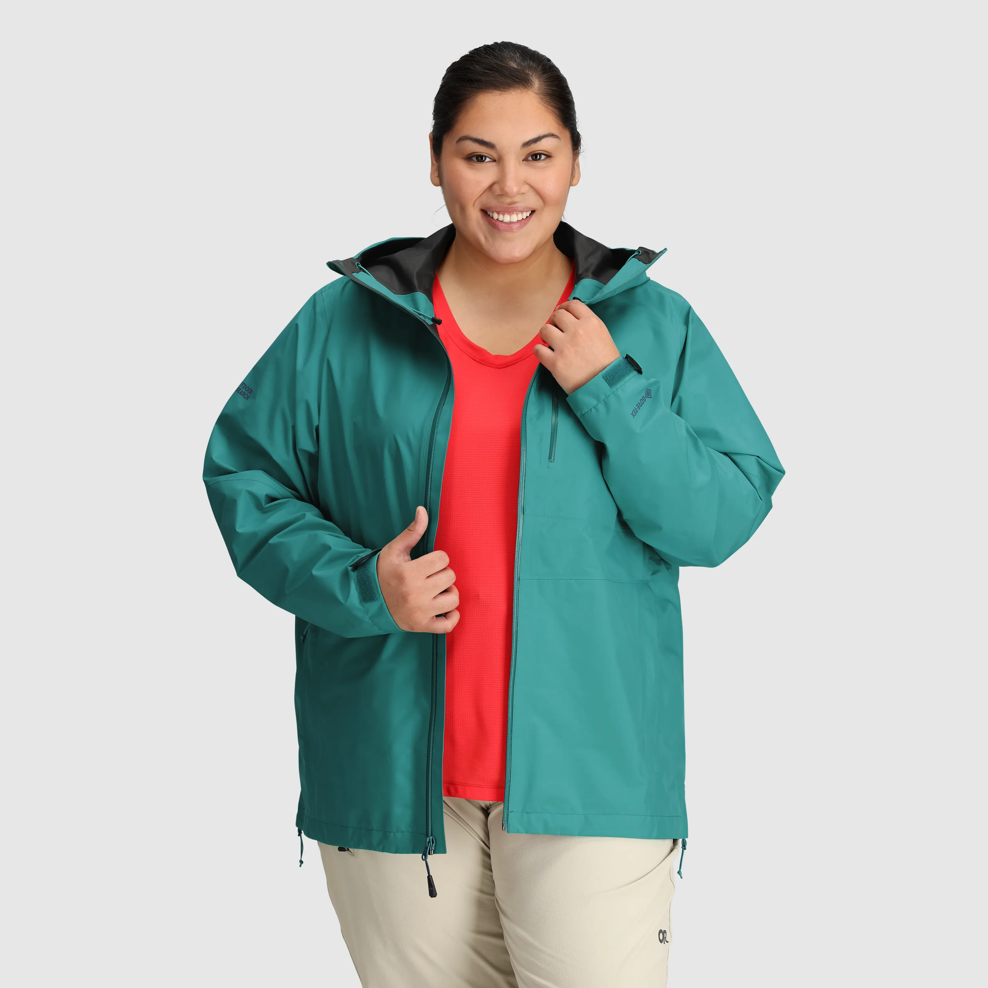 Womens Aspire II Plus Size Rain Jacket with GORE-TEX