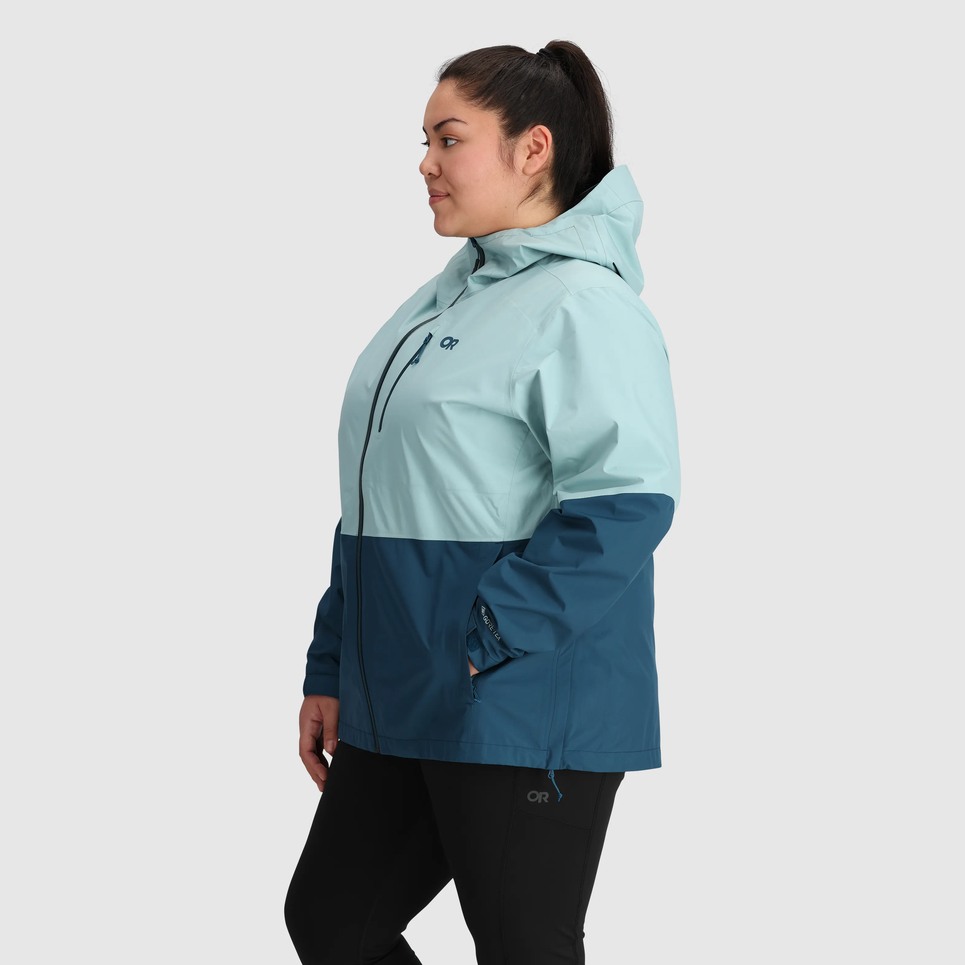 Womens Aspire II Plus Size Rain Jacket with GORE-TEX