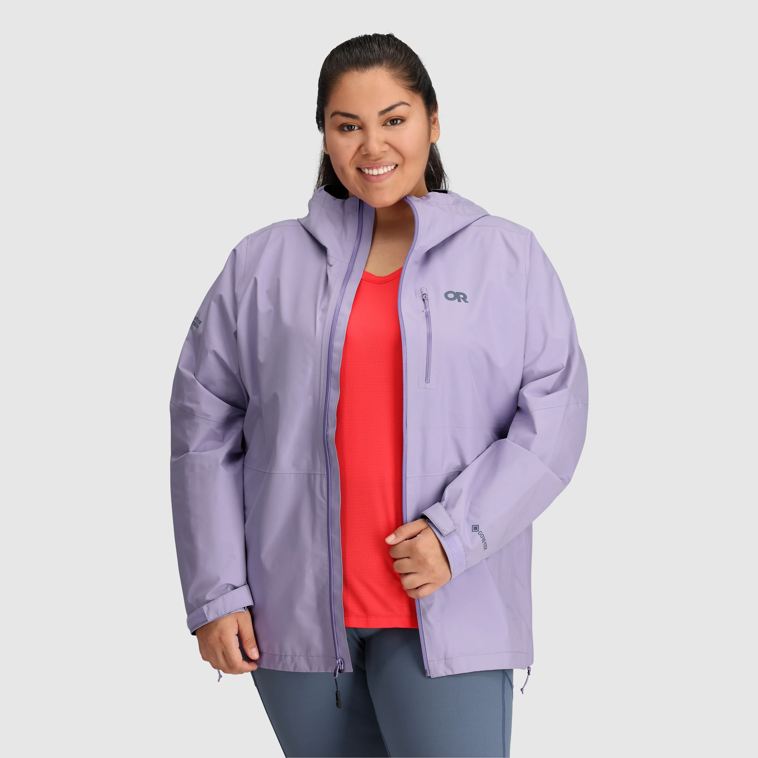 Womens Aspire II Plus Size Rain Jacket with GORE-TEX