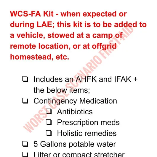 Worst Case Scenario First-Aid - Disaster and Wilderness Medical Survival Guide